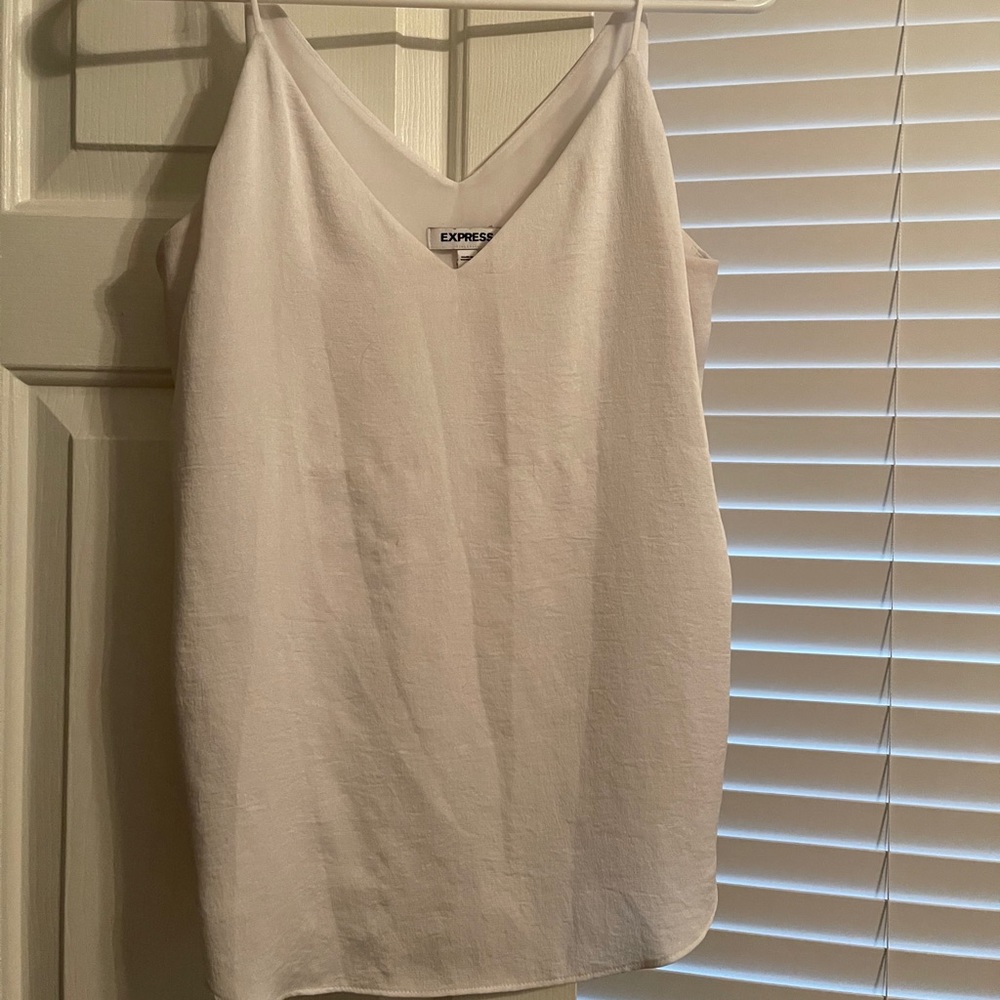 Express White Chiffon Cami